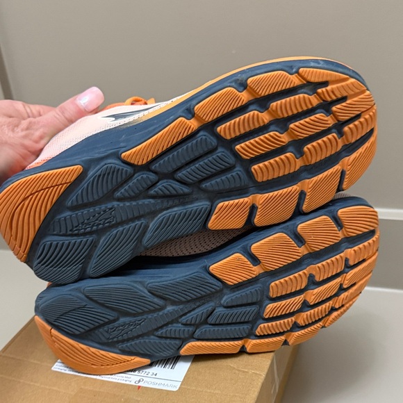 Altra Women's Vibrant Orange and Navy Sneakers - Picture 4 of 5